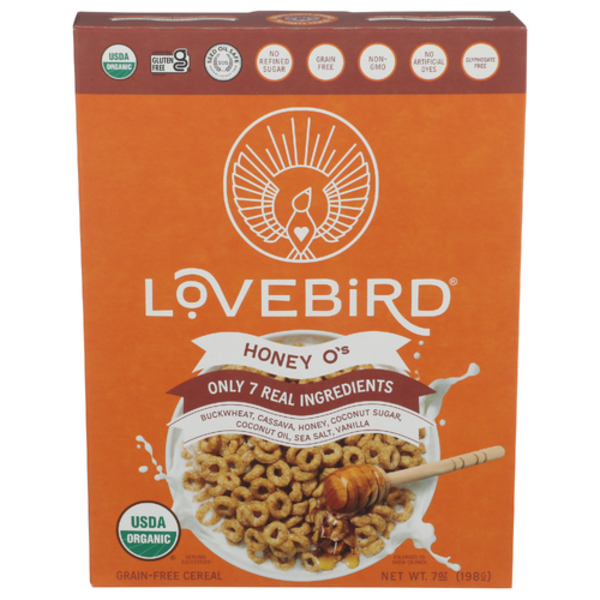 Lovebird Honey O's Grain Free Cereal