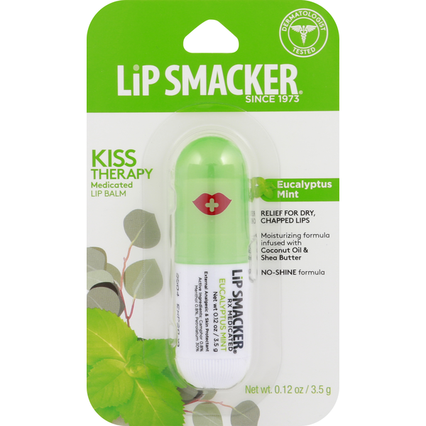 LIP SMACKERS Lip Balm, Eucalyptus Mint, Medicated Same-Day