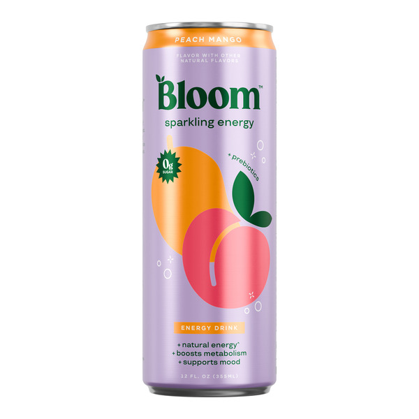 Bloom Nutrition Sparkling Energy, Peach Mango