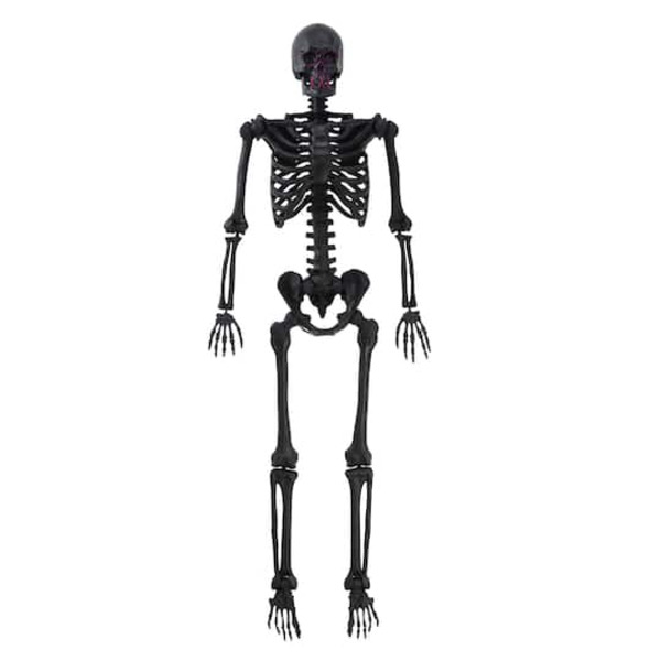 Ashland Lighted Black Skeleton with Pink Lights