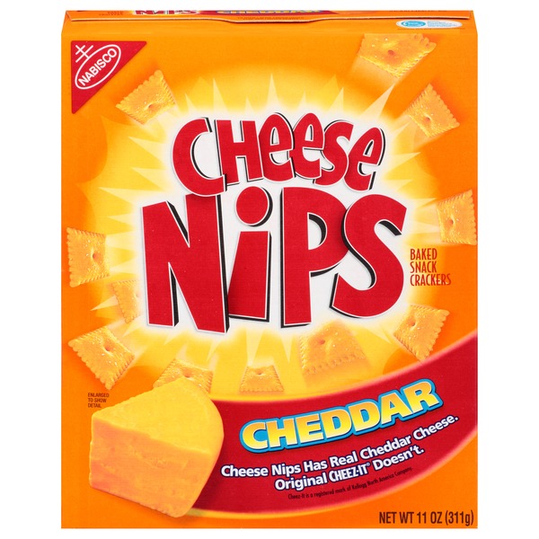 Cheese Nips Cheddar Baked Snack Crackers Same-Day Delivery