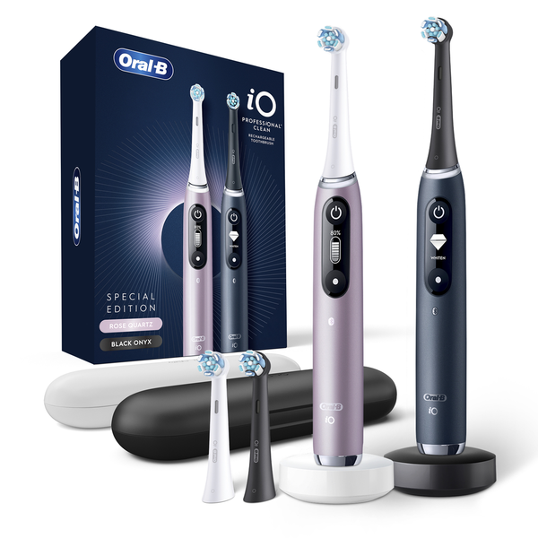 Oral-B iO Series 7s Electric Toothbrush Twin Pack Same-Day