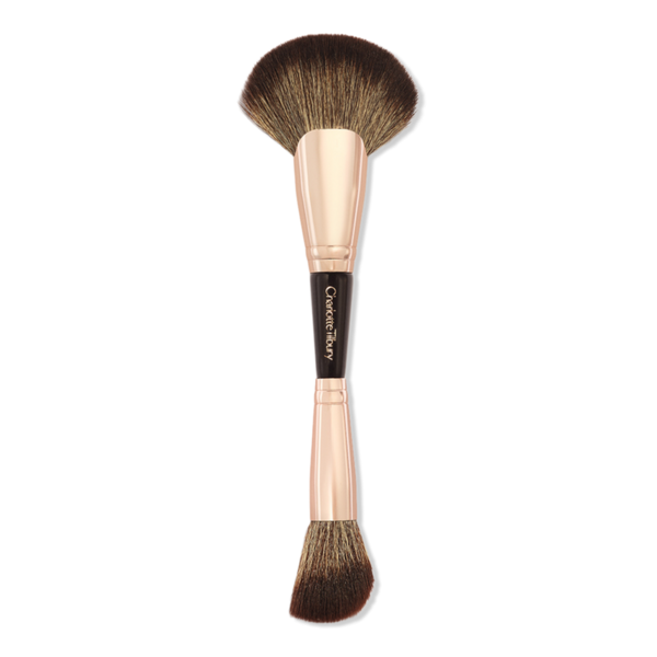 Charlotte Tilbury Airbrush Flawless Easy Soft Blur Bronzer + Blusher Brush