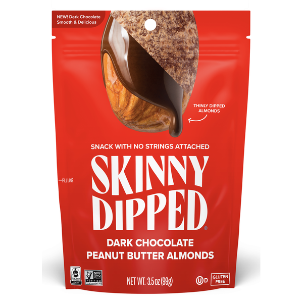 SkinnyDipped Dark Chocolate Peanut Butter Almonds