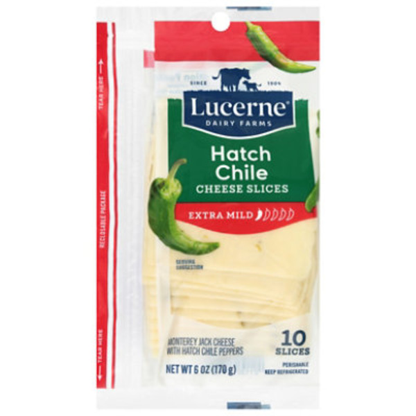 Lucerne Extra Mild Hatch Chile Cheese Slices