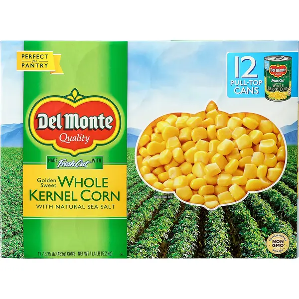 Whole Kernel Corn, 12 x 15.25 oz