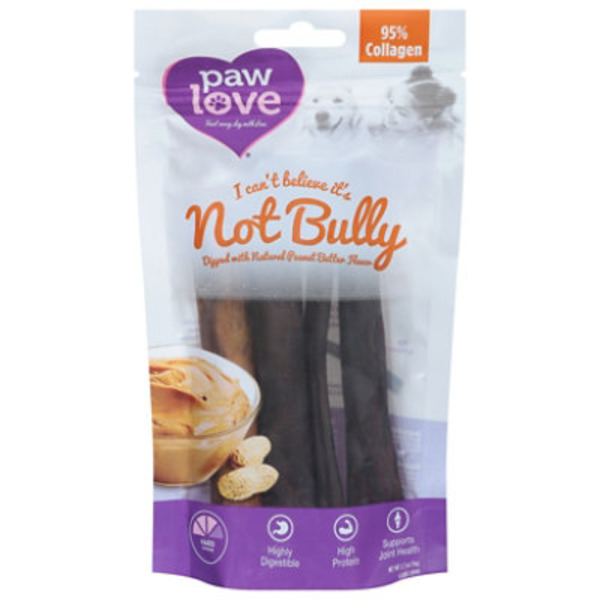 PawLove Dog Chews, Peanut Butter Flavor, 95% Collagen