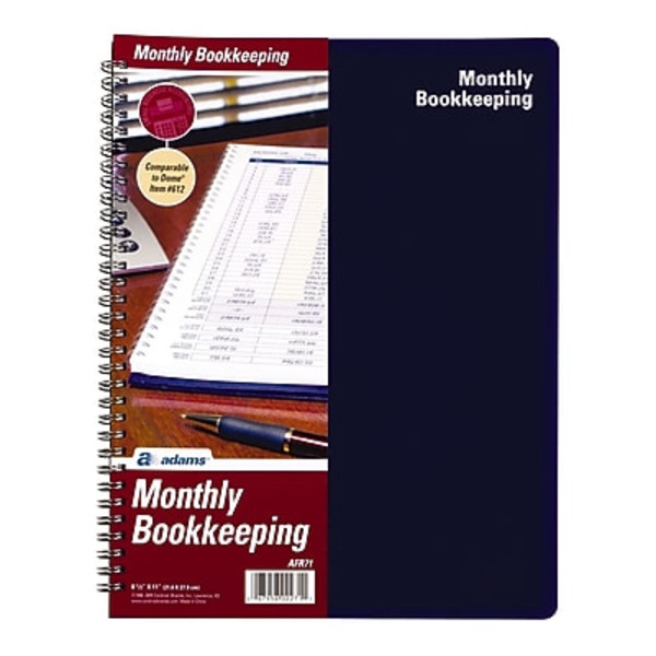 TOPS AFR71 Blue 64 Pages Bookeeping Records