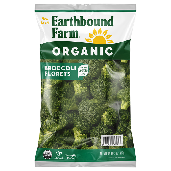 Earthbound Farm Organic Broccoli Florets Bag Same-Day Delivery or