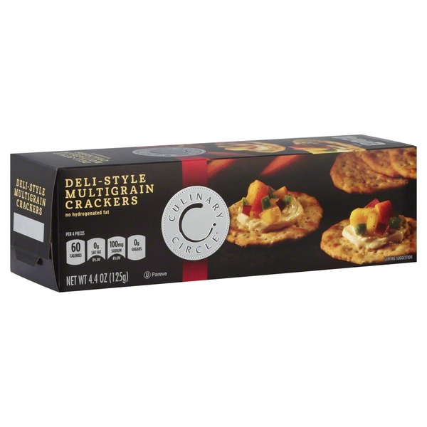 Culinary Circle Crackers, Multigrain, DeliStyle (4.4 oz) Instacart