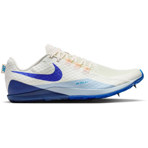 Nike Rival XC 7 Cross Country Shoes, Size M7.0/W8.5, Medium/D - Sail/Racer Blue-Blue Void-Lt Armory Blue