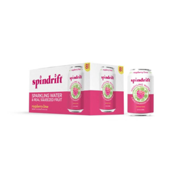 Spindrift Unsweetened Raspberry Lime Sparkling Water