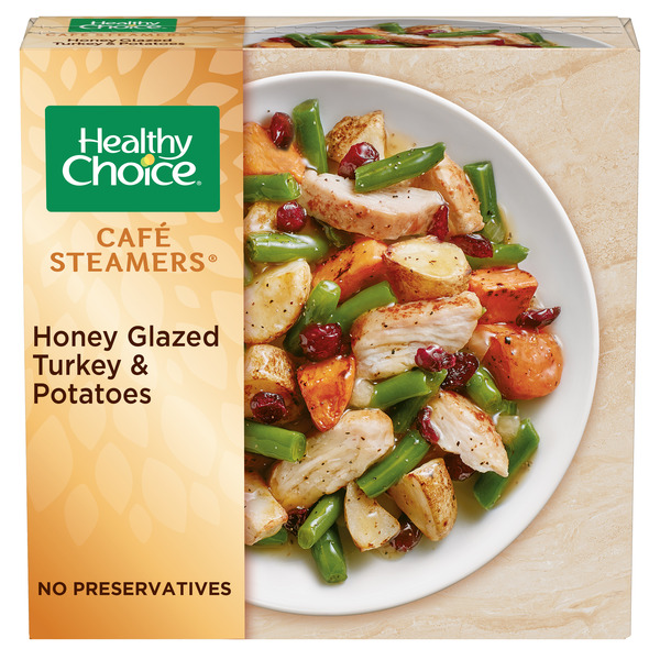 Healthy Choice Cafe Steamers Honey Glazed Turkey & Potatoes, Frozen Meal