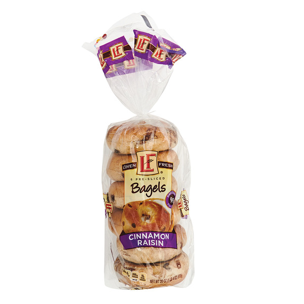 L'oven Fresh Cinnamon Raisin Bagels