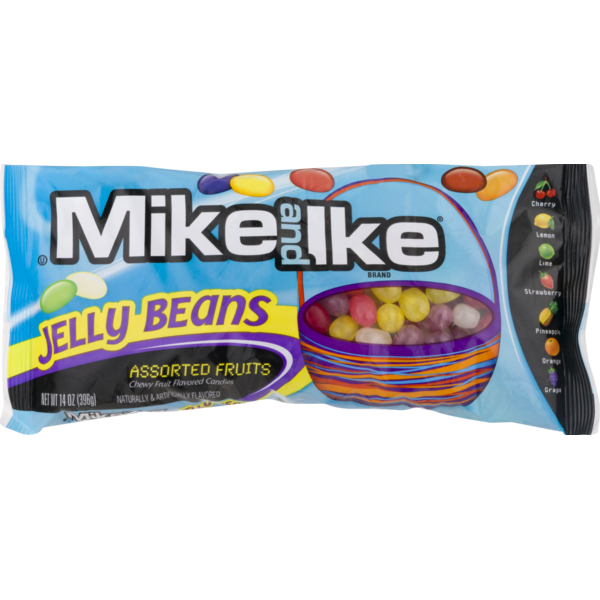 Mike and Ike Jelly Beans Assorted Fruits (14 oz) Instacart
