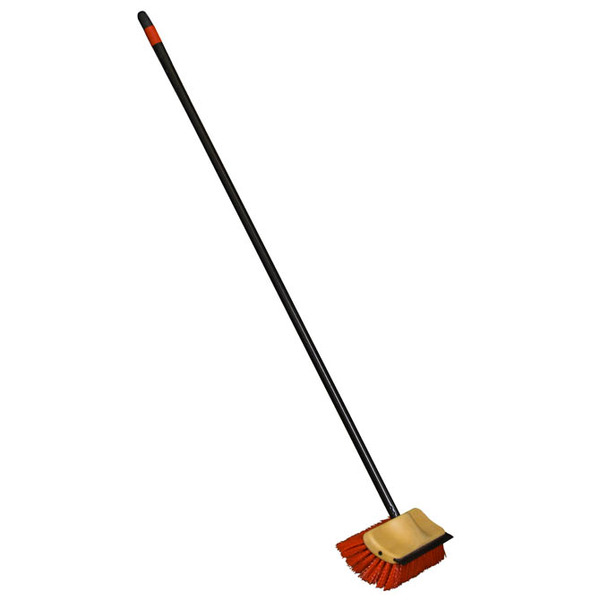 O-Cedar Bi-Level Floor Scrub w/Squeegee & Handle
