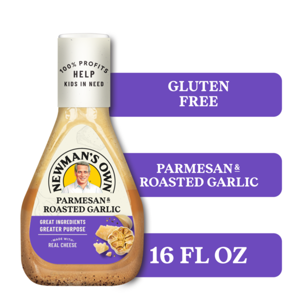 Newman's Own Parmesan & Roasted Garlic Dressing Same-Day Delivery or Pickup  | Market 32 and Price Chopper
