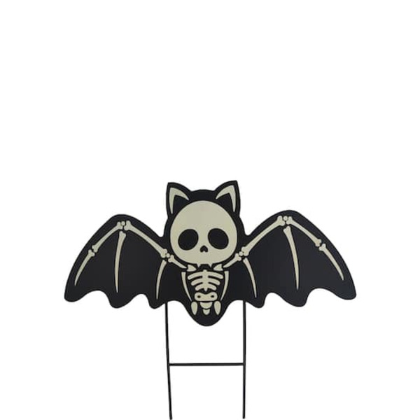 Ashland Glow-in-the-Dark Bat Metal Yard Stake
