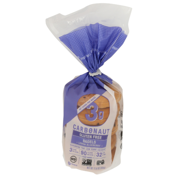 Carbonaut Lemon Blueberry Gluten Free Bagels 5 Count