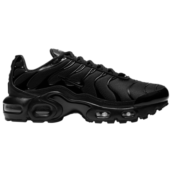 Nike Boys' Air Max Plus Grade School Running Shoes, Size 6.5 - Black