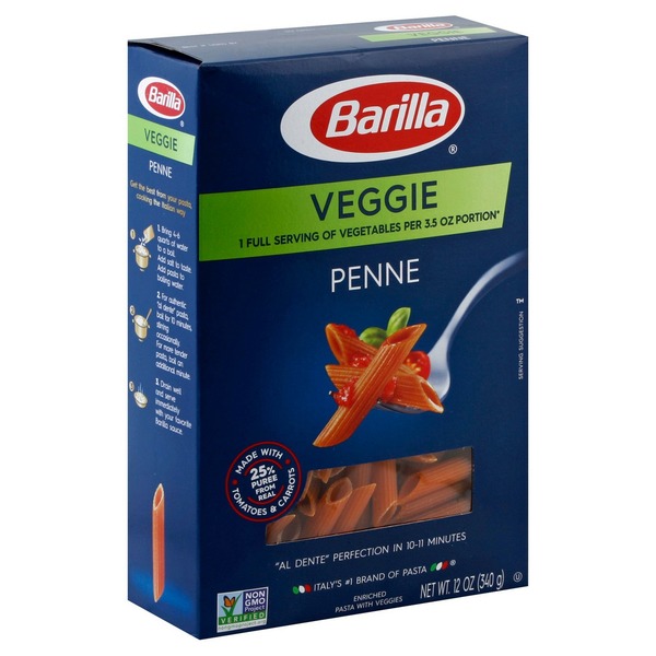 Barilla® Veggie Pasta Penne (12 oz) from HEB Instacart