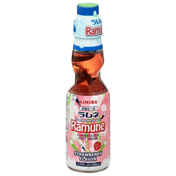Kimura Strawberry Flavor Ramune Same-Day Delivery or Pickup | Save