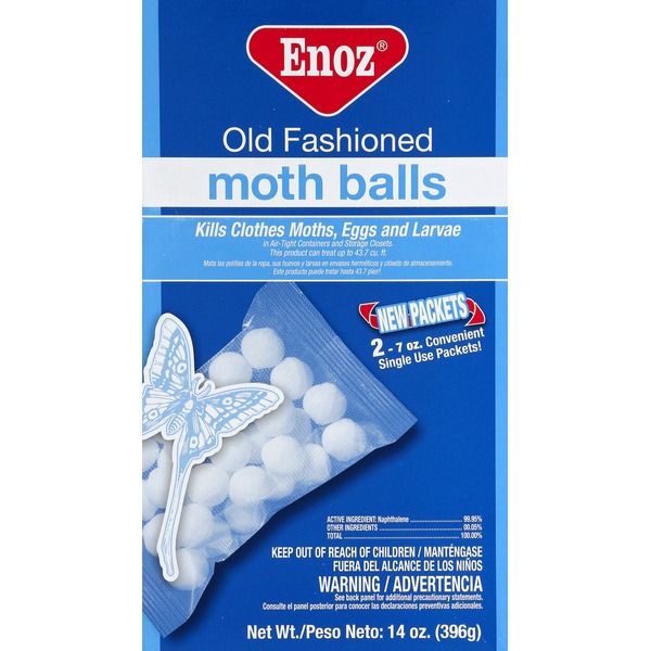 Enoz Moth Balls, Old Fashioned, Single Use Packets (2 each) Instacart