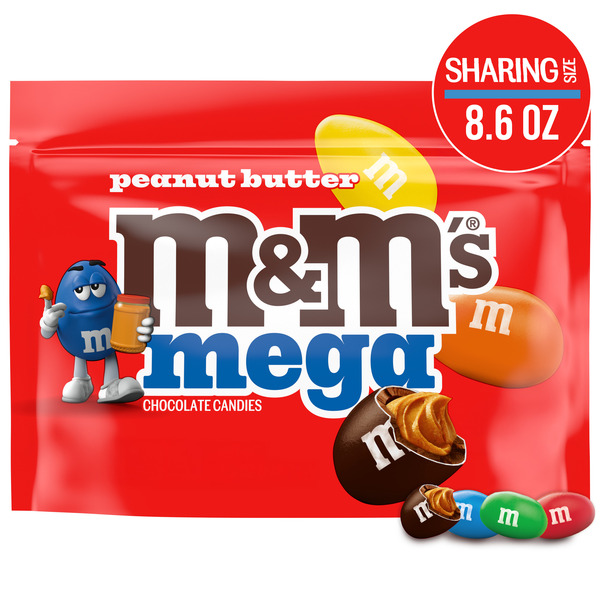 M&M's Mega Peanut Butter Chocolate Easter Candy Share Size