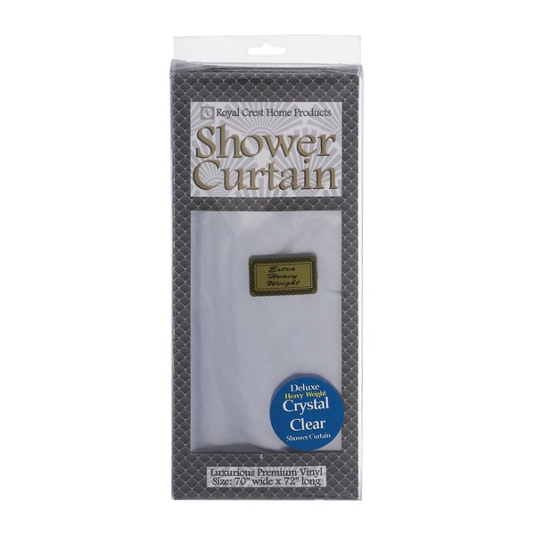 Royal Crest Home Products Shower Curtain Clear 70 X 72 1 Ct