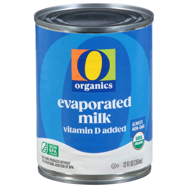O Organics Evaporated Milk, Organic