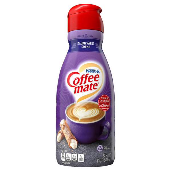 Wegmans Coffee mate Italian Sweet Creme NonDairy Creamer SameDay
