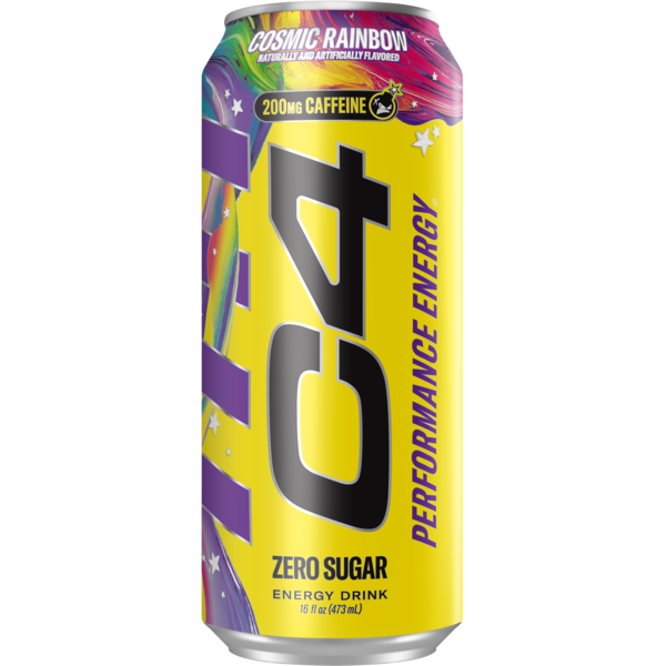 C4 Energy x Skittles, Explosive Energy, Fruity Flavor Same-Day