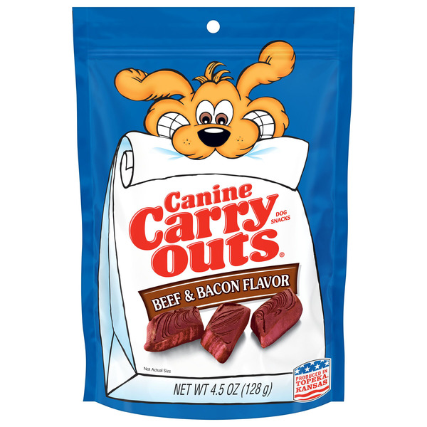 Canine Carry Outs Beef & Bacon Flavor Dog Treats