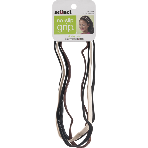 Scunci No Slip Grip Hair Bands Assorted Color 1 Ct From Kroger