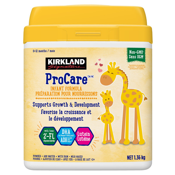 Kirkland Signature ProCare Non-GMO Infant Formula Powder