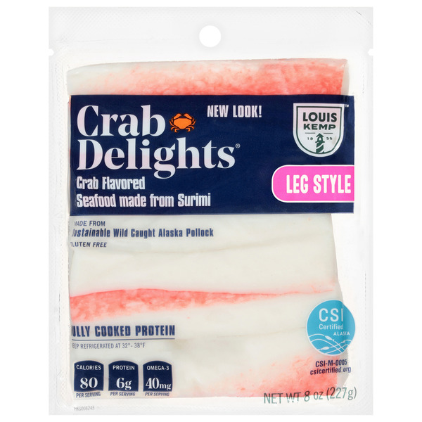 Louis Kemp Crab Delights Crab Delights Imitation Crab Meat Same