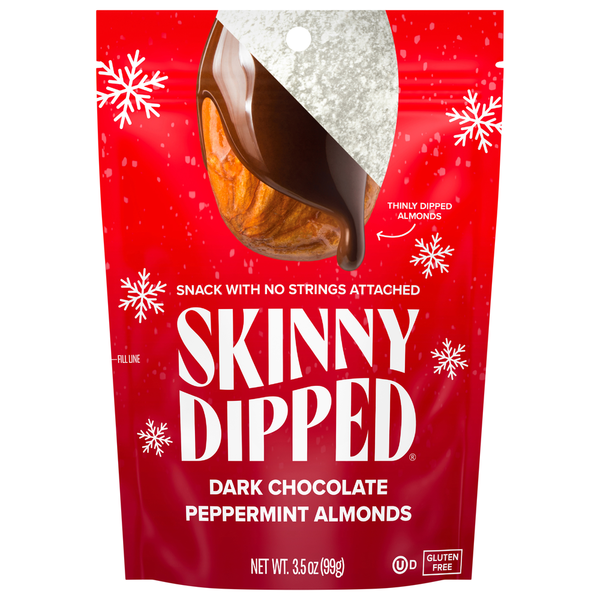 SkinnyDipped Dark Chocolate Peppermint Almonds