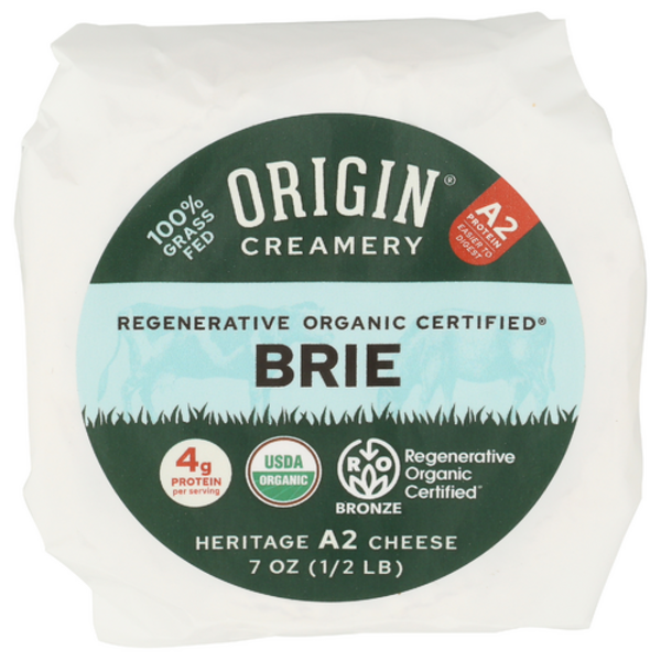 Origin Creamery Organic A2 French Style Brie Cheese