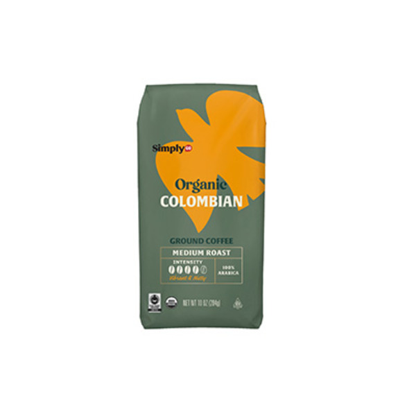 Simplygo Organic Colombian Ground Coffee Same-Day Delivery