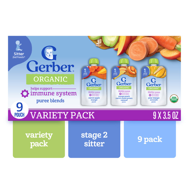 Gerber Stage 2 Baby Food Organic Baby Food Pouches Puree