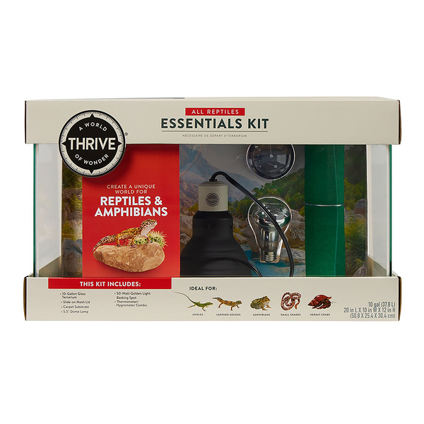 Thrive Reptiles Essentials Kit, 20 x 10 x 12 in