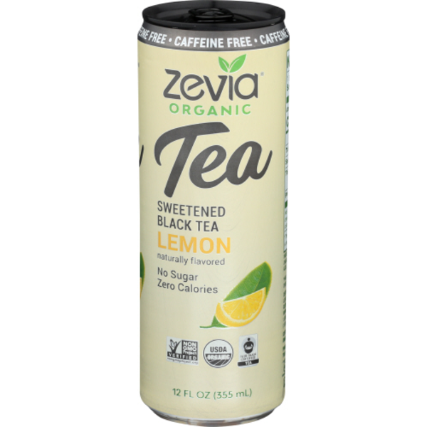 Zevia Organic Sweetened Lemon Black Tea Caffeine Free Same-Day
