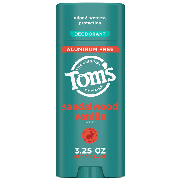 Tom's Sandalwood Vanilla Natural Deodorant For Men And Women