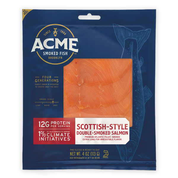 【クリスティーズ落札商品】Richard J Smith「SALMON」洋画 Acme Smoked Fish Scottish-Style Smoked Salmon Same-Day Delivery or