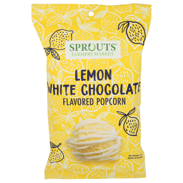 Sprouts Lemon White Chocolate Popcorn