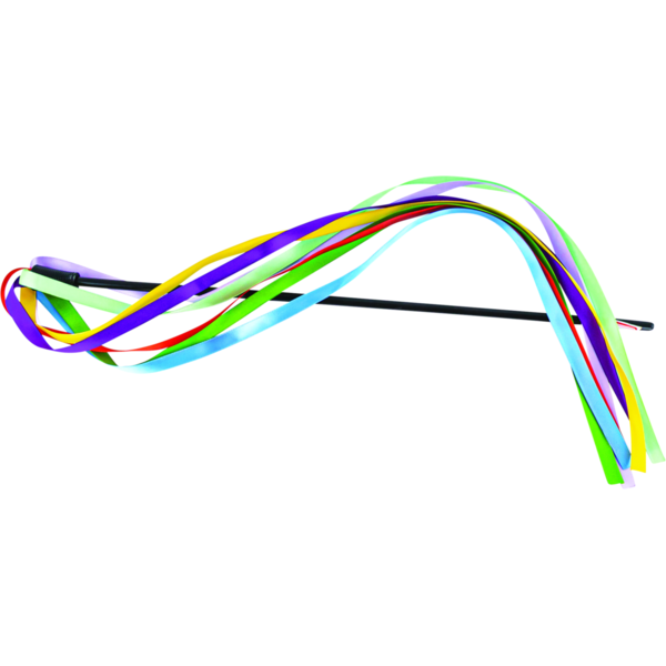 Play On Ribbon Teaser Cat Toy - Multicolor