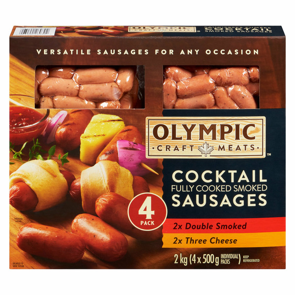 Olympic Craft Meats Cocktail Fully Cooked Smoked Sausages