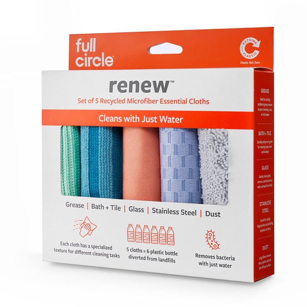 Full Circle Renew, Recycled Microfiber Cloths
