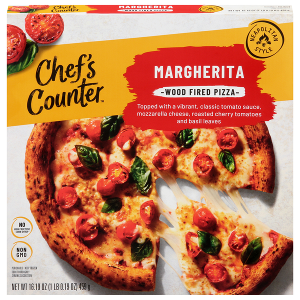 Chef's Counter Neapolitan Style Wood Fired Margherita Pizza