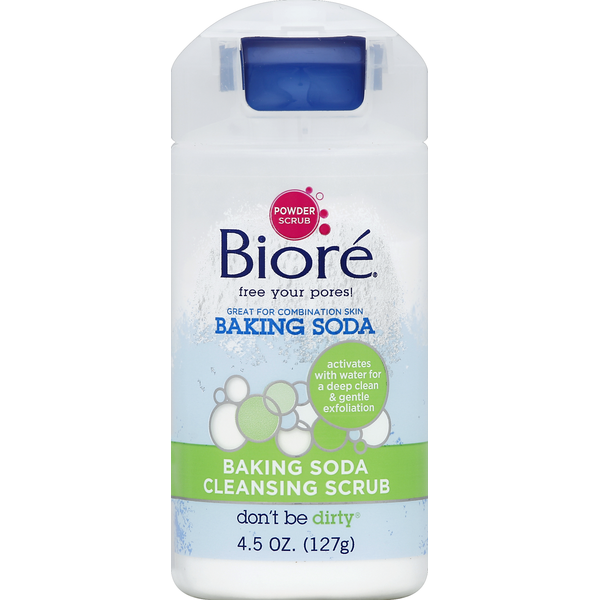 Bioré Cleansing Scrub, Baking Soda (4.5 oz) Instacart